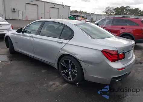 2013 BMW 750Li xDrive из США, поврежденный, VIN WBAYF8C50DD140147